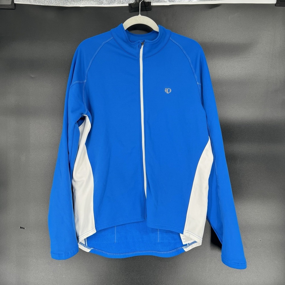 Pearl Izumi Select Series Men's Thermal Long Sleeve Cycling Jersey Size XL Blue